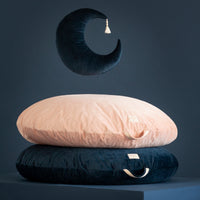 Thumbnail for Nobodinoz Sahara floor cushion • Velvet Night Blue