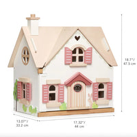Thumbnail for Tender Leaf Cottontail Cottage + Furniture Wooden Dolls house 