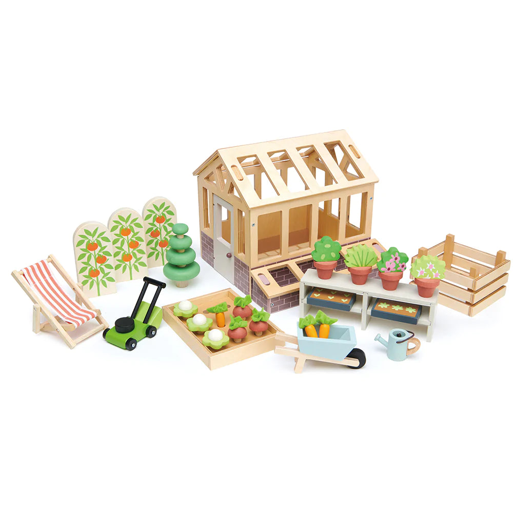 Tender Leaf Toys Greenhouse and Garden Set