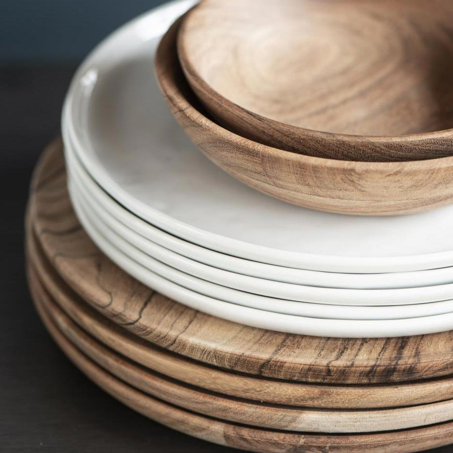 IB Laursen Tray / Plate Acacia Wooden Small 25cm Diameter