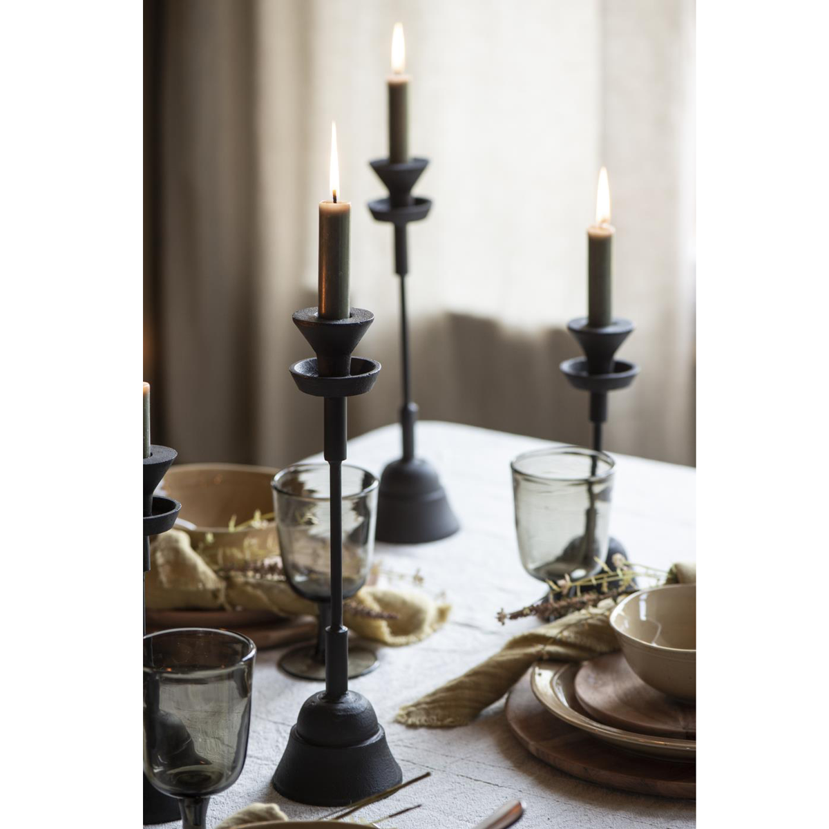 Candle Holder For Dinner Candle 34.5 cm