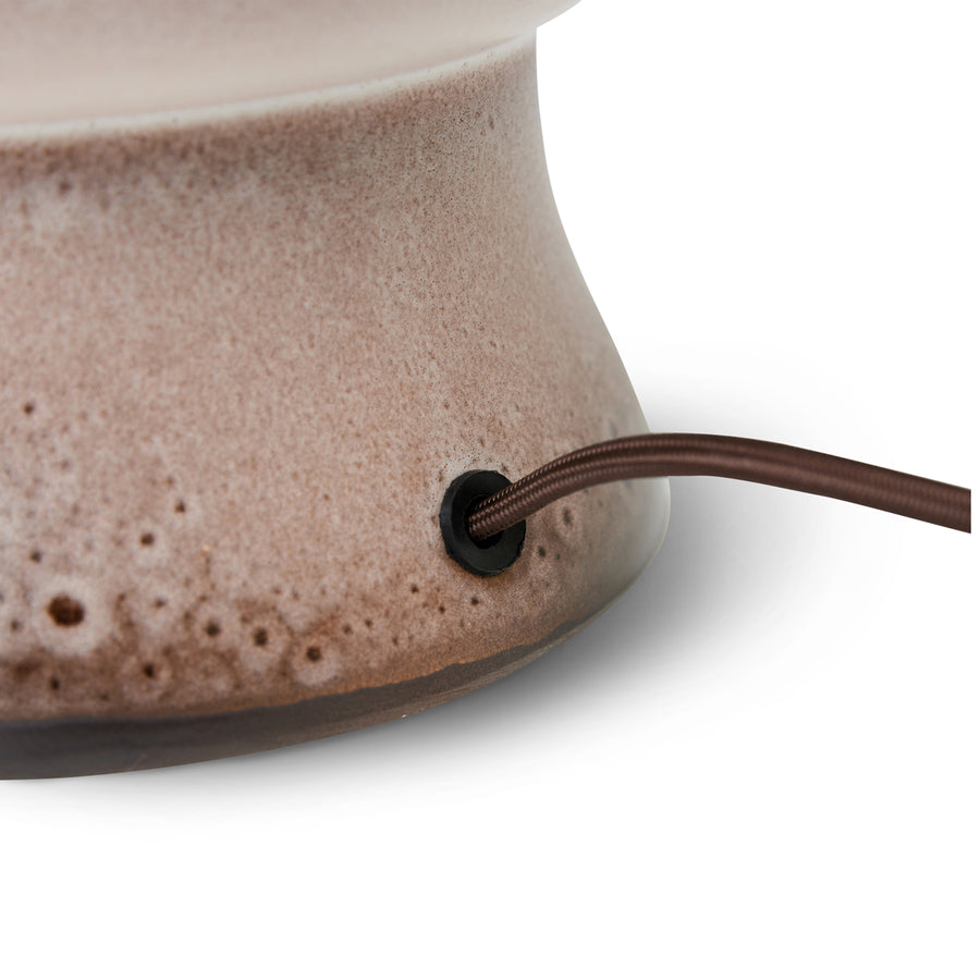 PRE ORDER Grand Table Lamp Base Reactive Brown