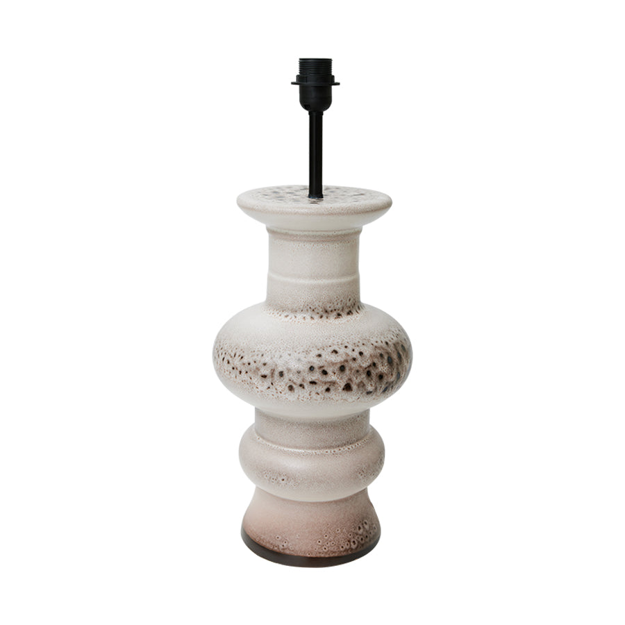 Grand Table Lamp Base Reactive Brown