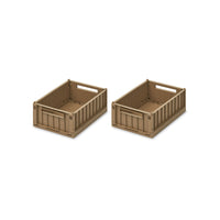 Thumbnail for Weston Storage Box Small 2-pack - Oat