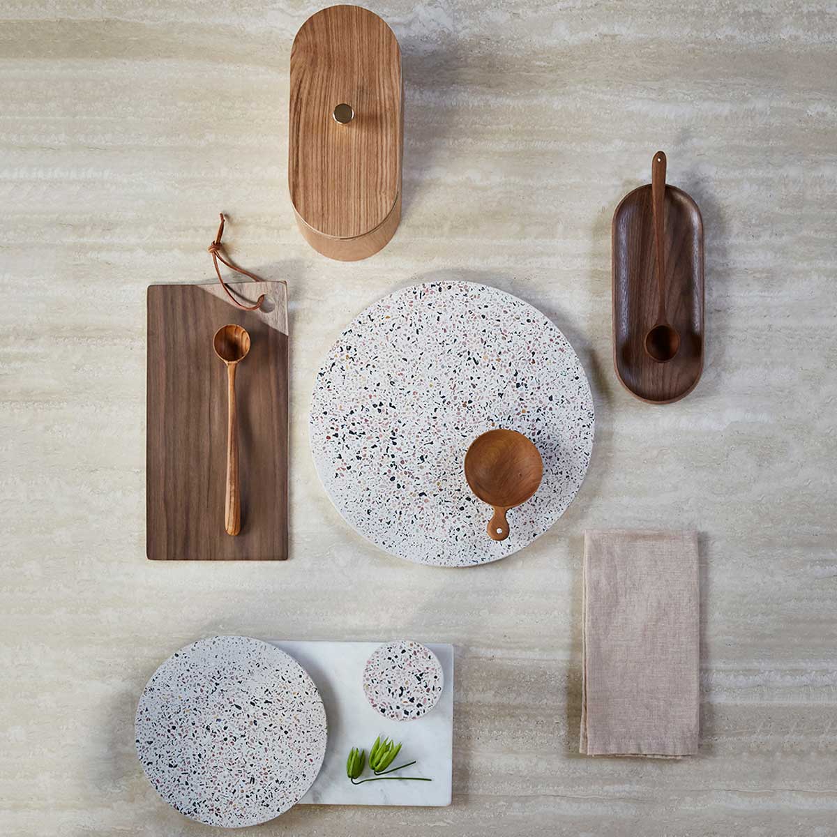 HK Living Terrazzo Serving tray M