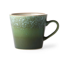 Thumbnail for Ceramic 70's cappuccino mug: grass ACE6054