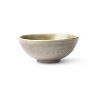 Thumbnail for HK Living home chef ceramics: salad bowl rustic green/grey ACE6833