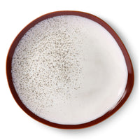 Thumbnail for HK Living Ceramic 70's dinner plate Frost set of two
