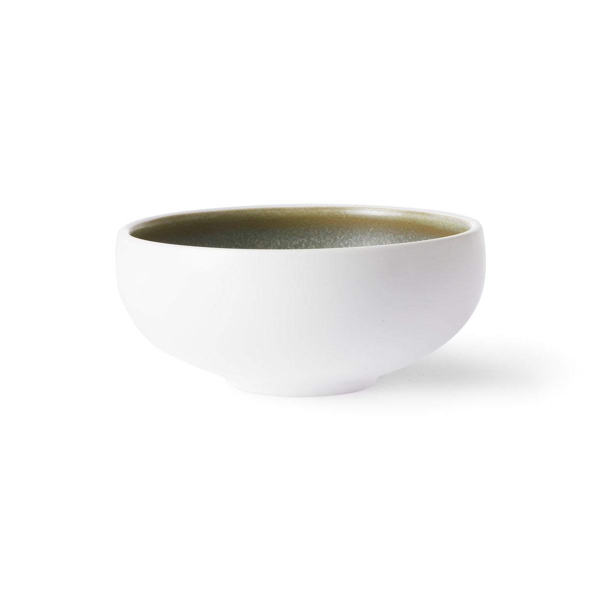 HK Living home chef ceramics: bowl white/green ACE6932