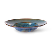 Thumbnail for home chef ceramics: pasta plate rustic blue