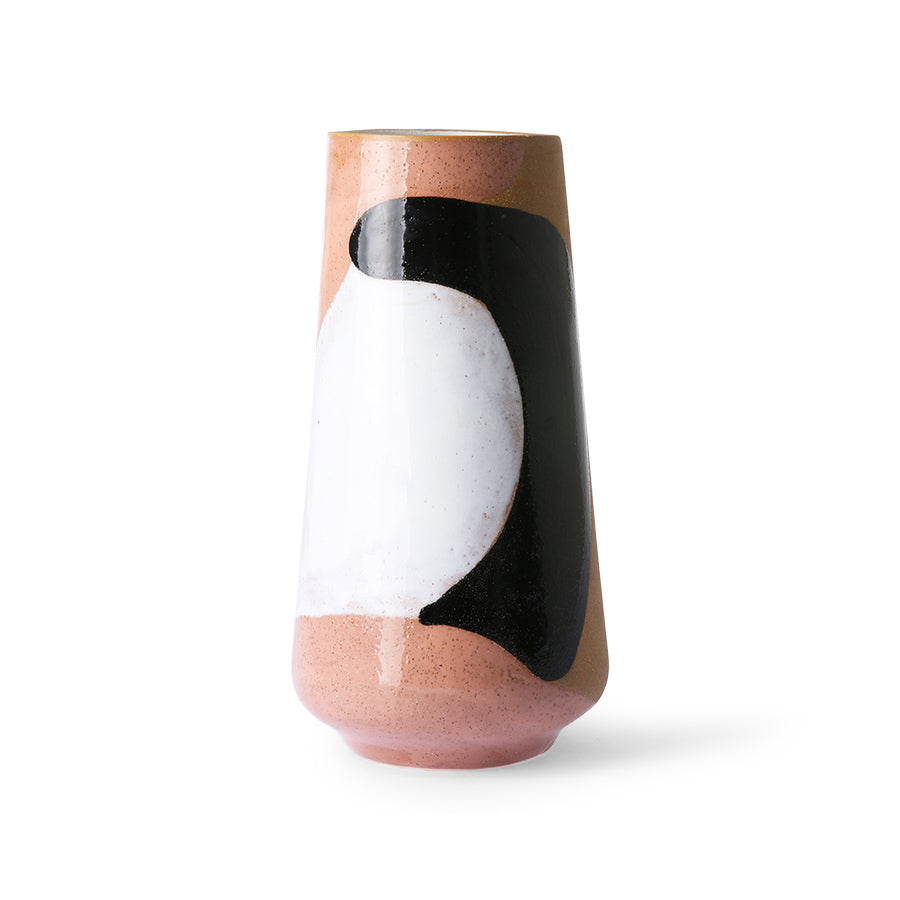 HK Living hand painted ceramic flower vase