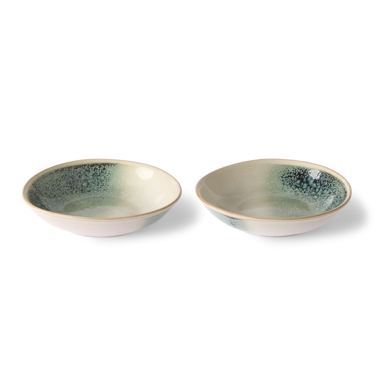 HK Living ceramic 70's curry bowls: mist (set of 2)