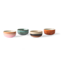 Thumbnail for HK Living ceramic 70's dessert bowls (set of 4)