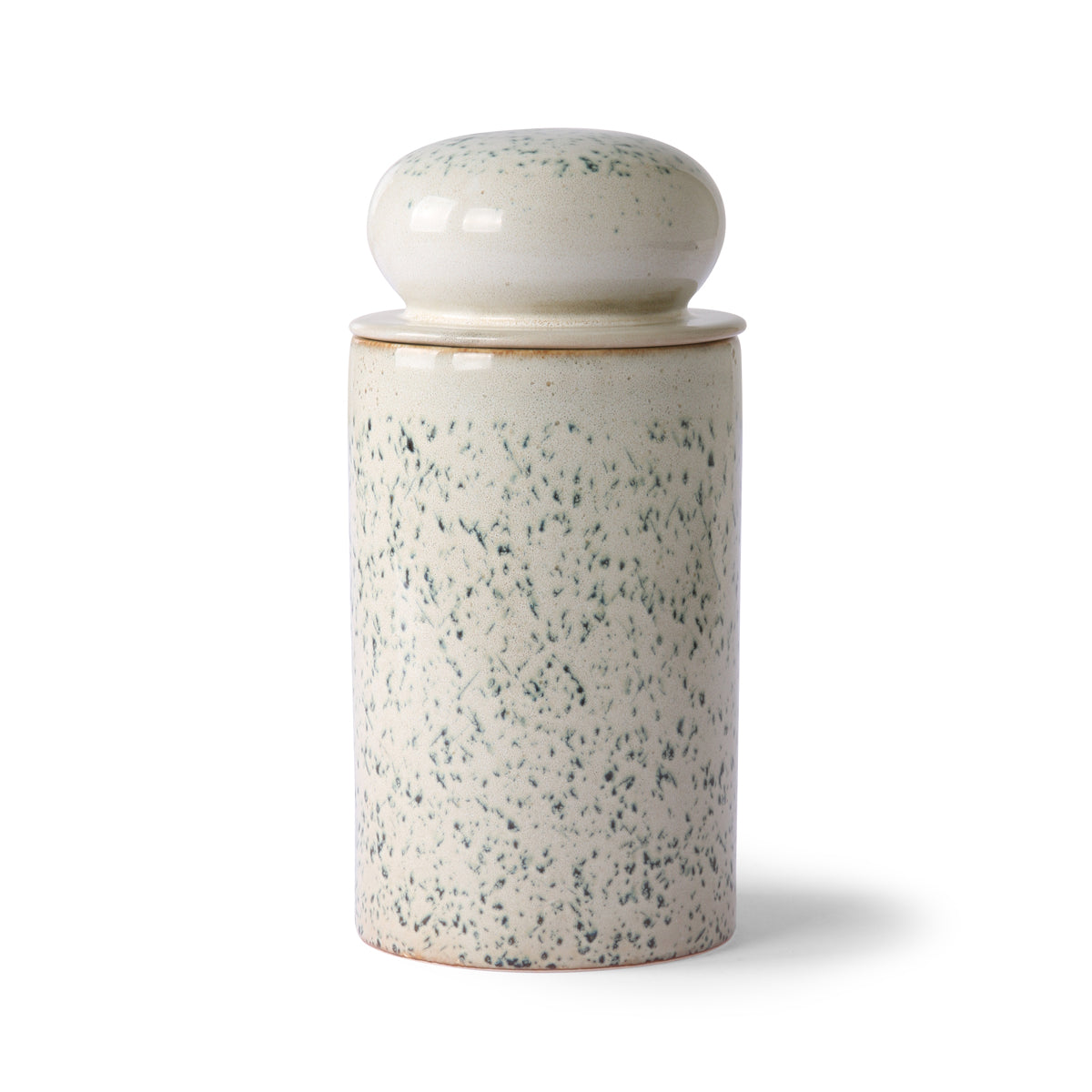 HK living 70s ceramics: storage jar, hail