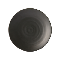 Thumbnail for HK Living kyoto ceramics: japanese dinner plate matt black