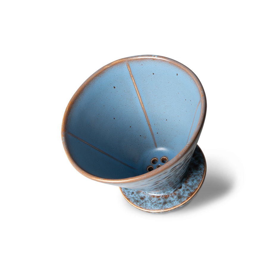 HK Living 70s ceramics: coffee filter, berry