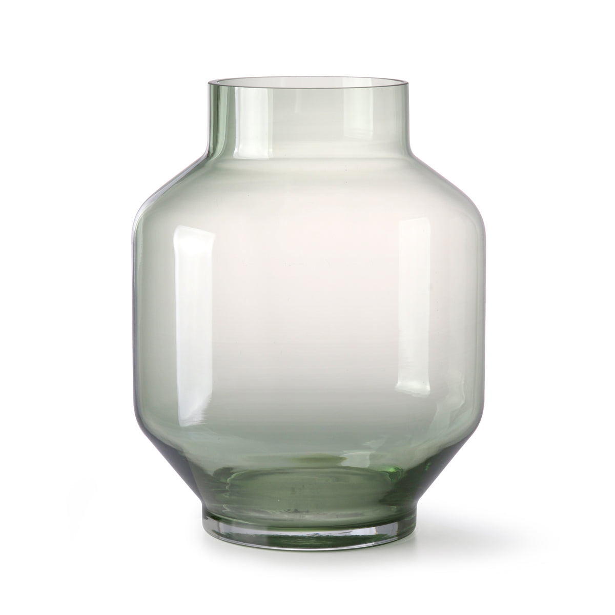 HK Living green glass vase l