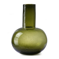 Thumbnail for HK Living green glass vase l