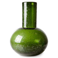 Thumbnail for HK Living green glass vase m AGL4469