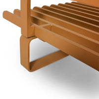 Thumbnail for Aluminium Outdoor Lounge Sofa In The Colour Dusty Orange