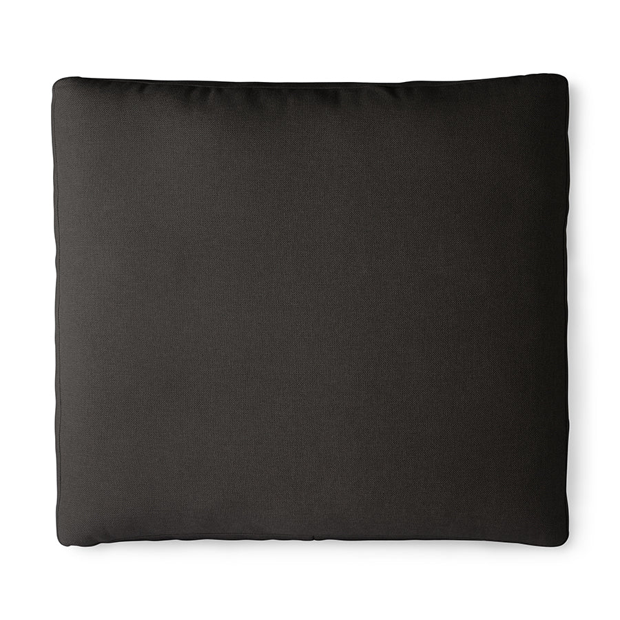 HK Living Outdoor lounge sofa cushion set in the colour black (UK - fire compliant)