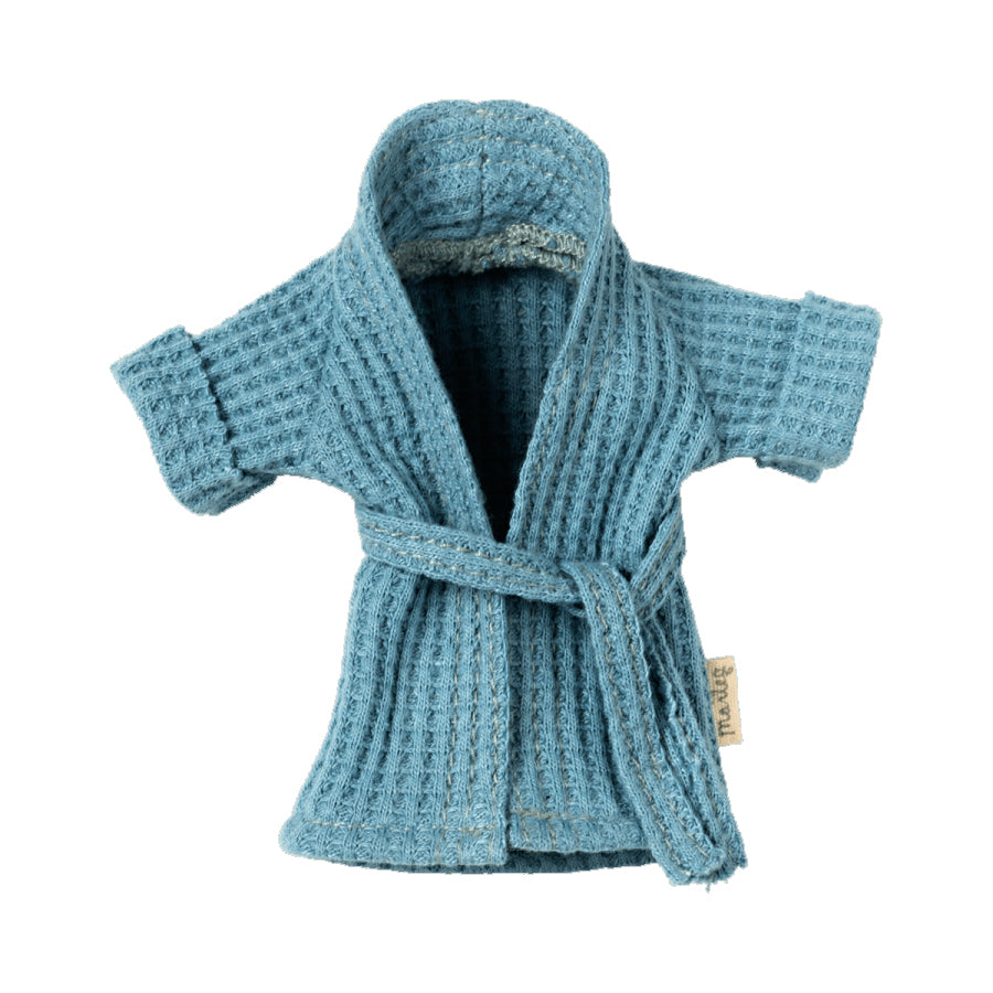 Maileg Bathrobe for Mother Father - Dusty blue