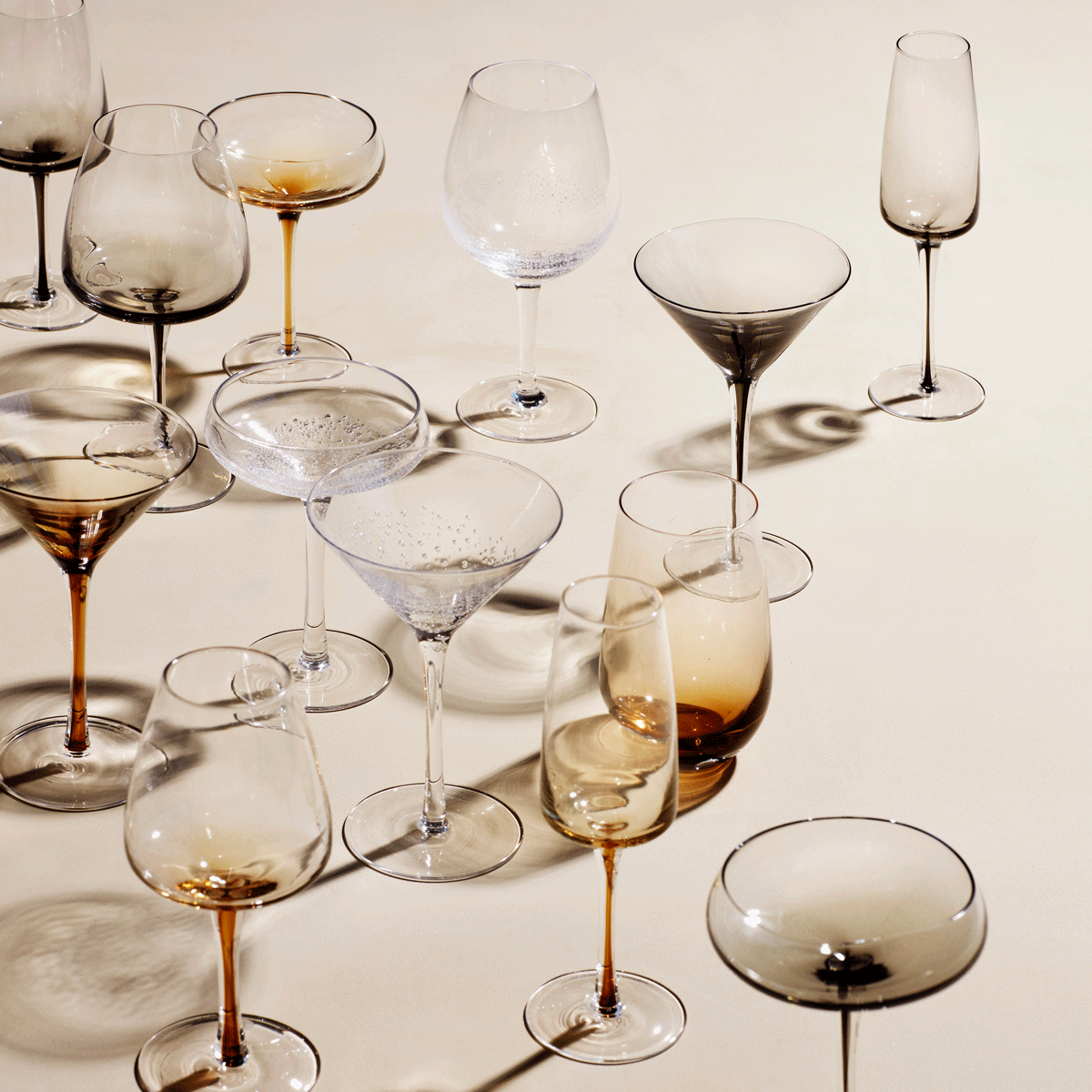 Amber glass Carafe Broste Copenhagen