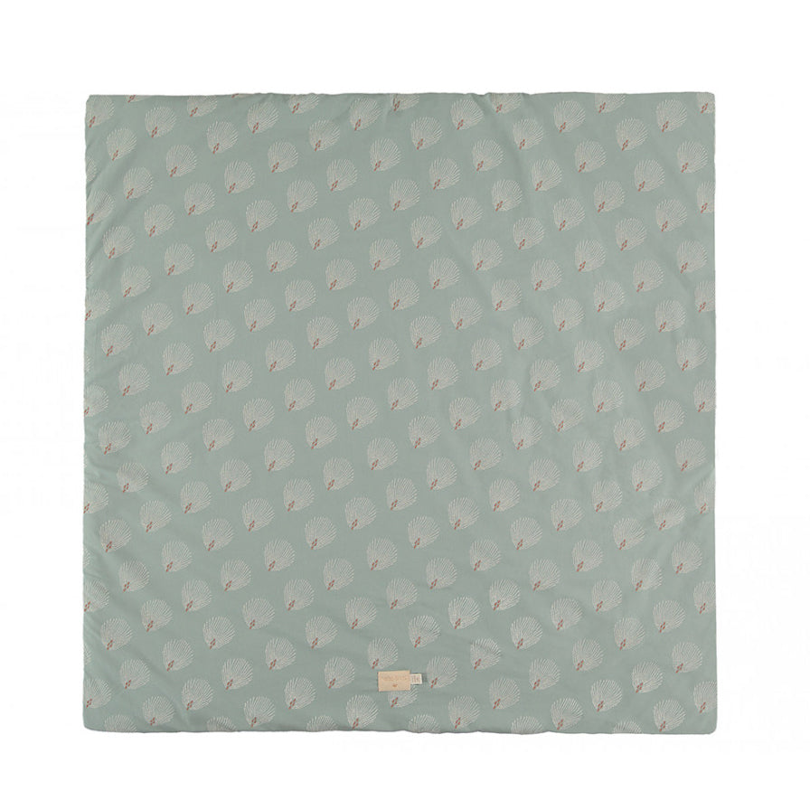 Colorado play mat white gatsby/ antique green