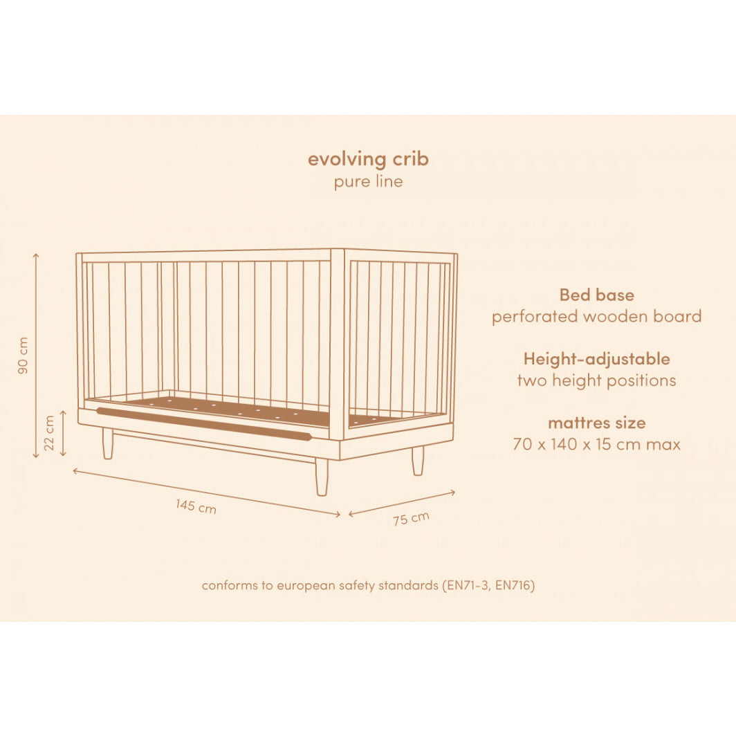 Pure Evolutive Crib & Junior Kit