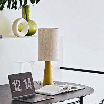 HK Living Cilinder Lamp Shade Natural Linen VLK2025