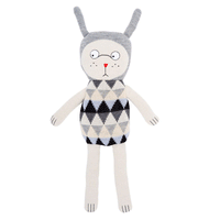 Thumbnail for Lucky Boy pale nulle knitted baby alpaca dolls