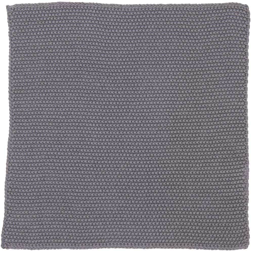 Grey Knitted Knitted Cotton Cloth