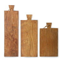 Thumbnail for HK Living Bread Board Teak (set of three) HAP6181