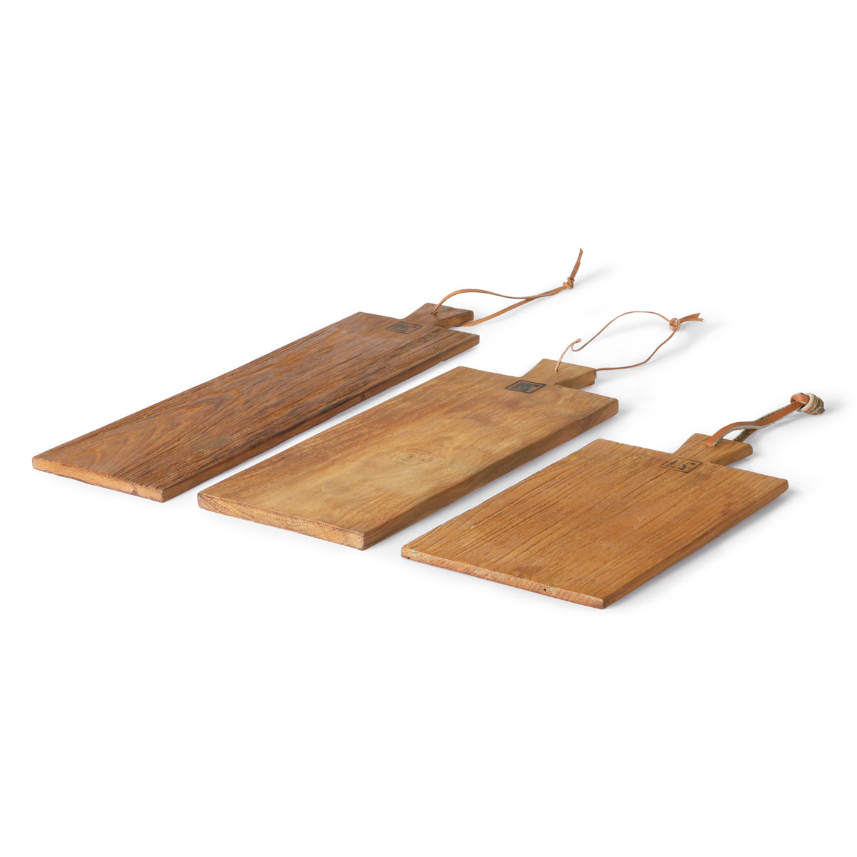 HK Living Bread Board Teak (set of three) HAP6181