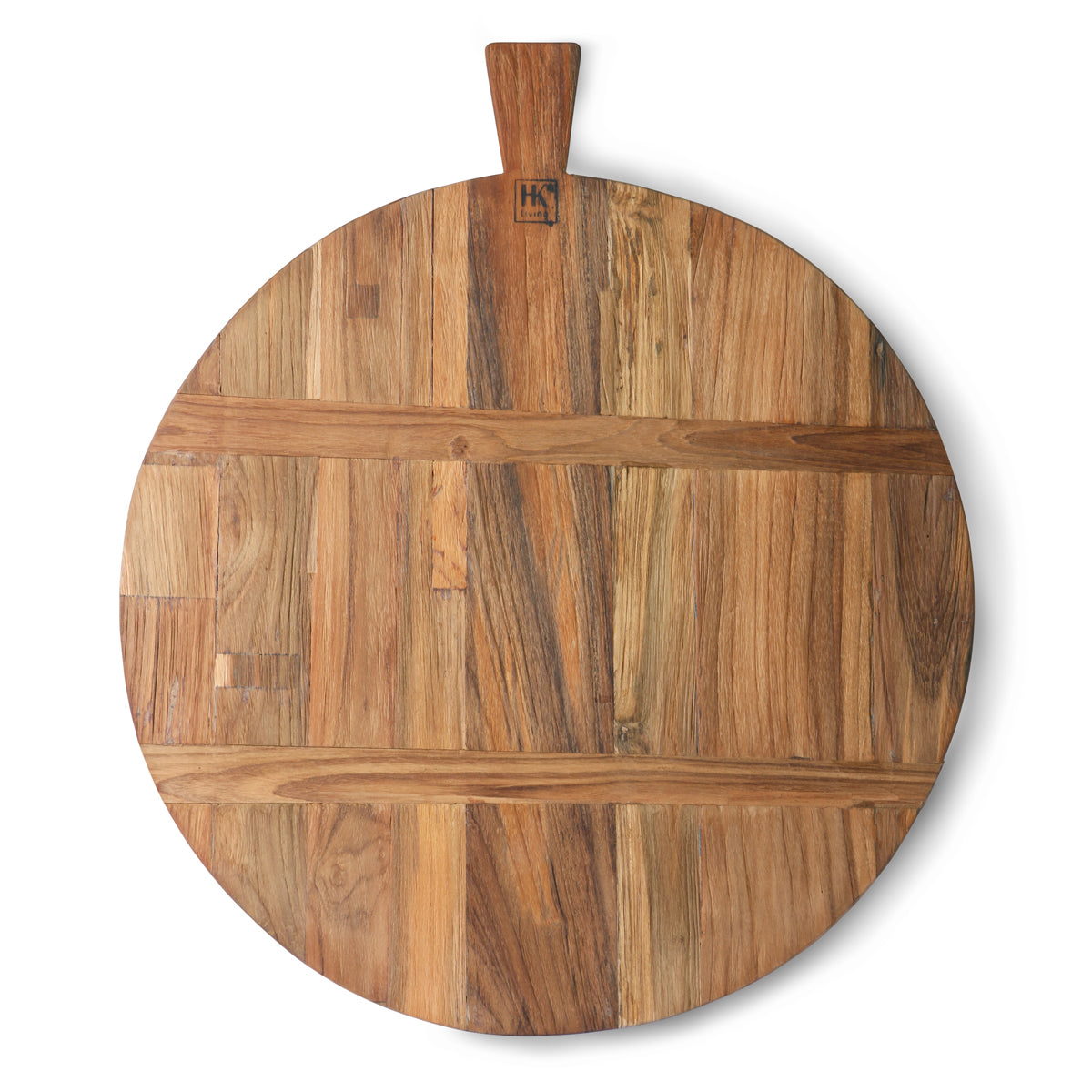 Round Large Bread Board Reclaimed Teak Ø50cm