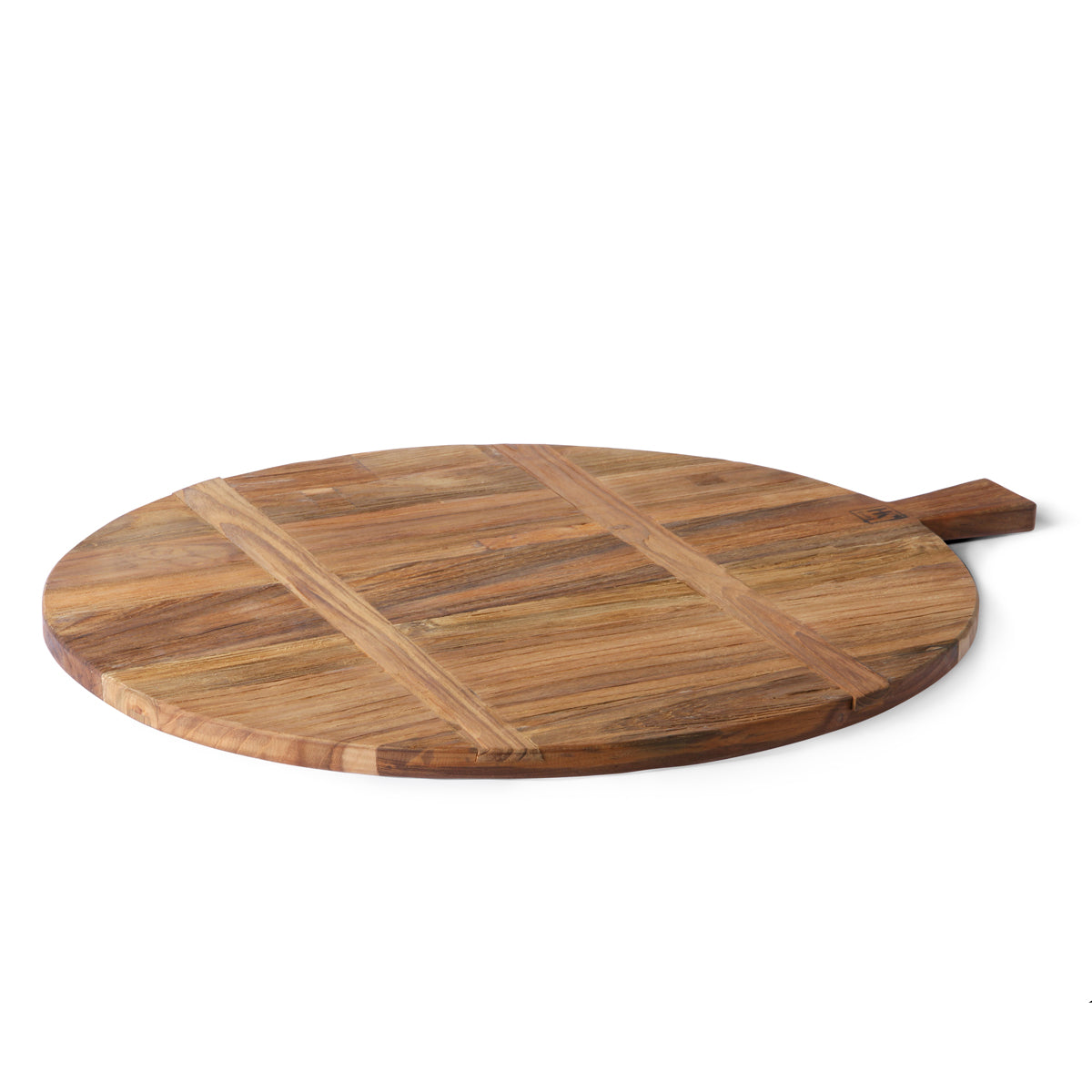 Round Large Bread Board Reclaimed Teak Ø50cm