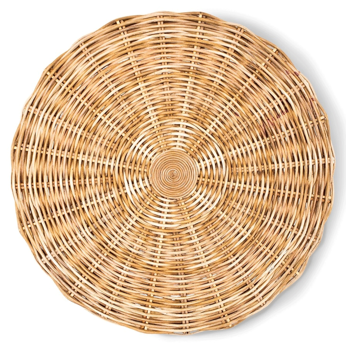 Rattan high side table