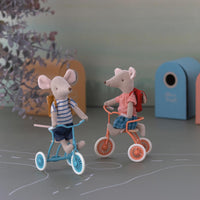 Thumbnail for Maileg Abri à tricycle, Mouse - petrol blue 5707304119036 11-3104-00