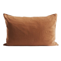 Thumbnail for Linen Cushion Terra Kingsize Pillowcase