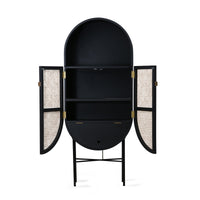 Thumbnail for HK Living retro oval cabinet drinks cupboard