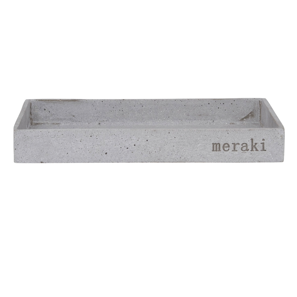 Meraki grey tray pulverised stone and resin