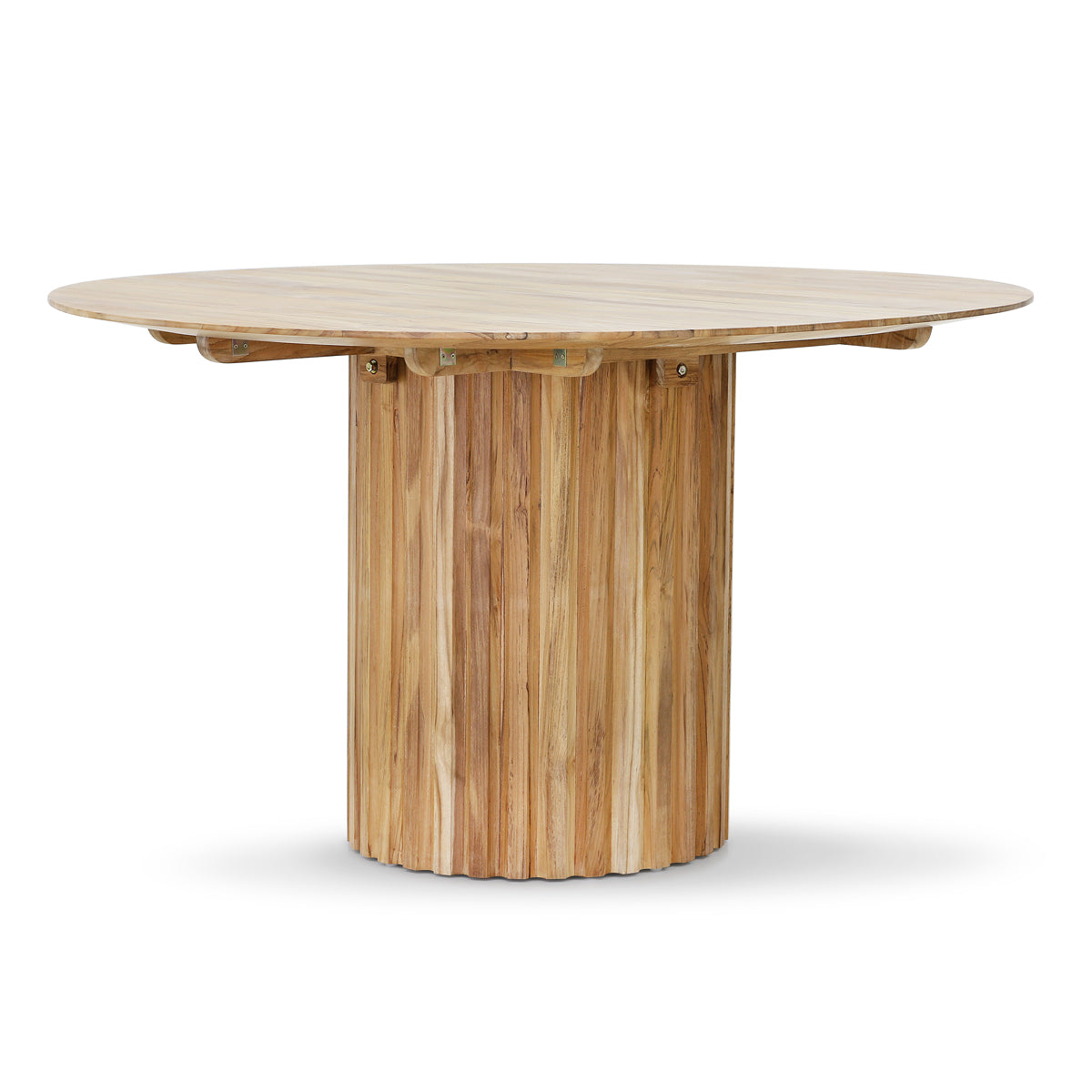 HK Living pillar dining table round teak