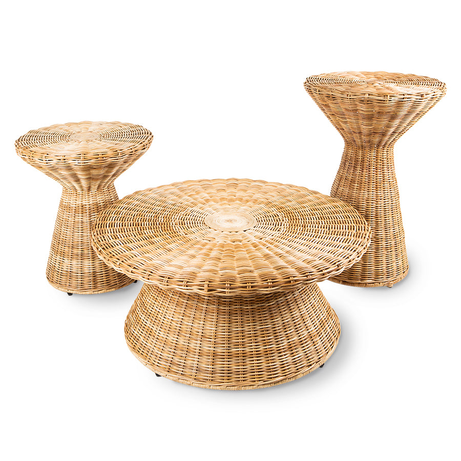 HK Living rattan coffee table MTA2856