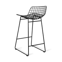 Thumbnail for HK living wire bar stool black with comfort kit