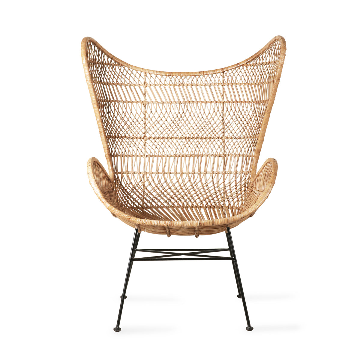 HK Living rattan egg chair natural bohemian