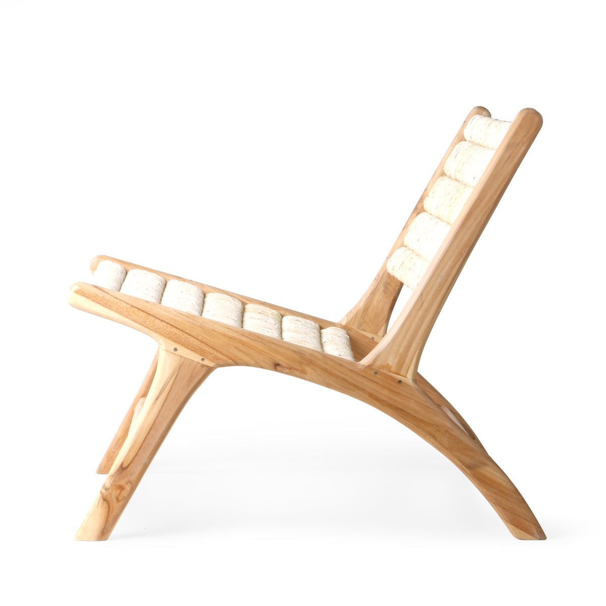 abaca/teak lounge chair HK Living