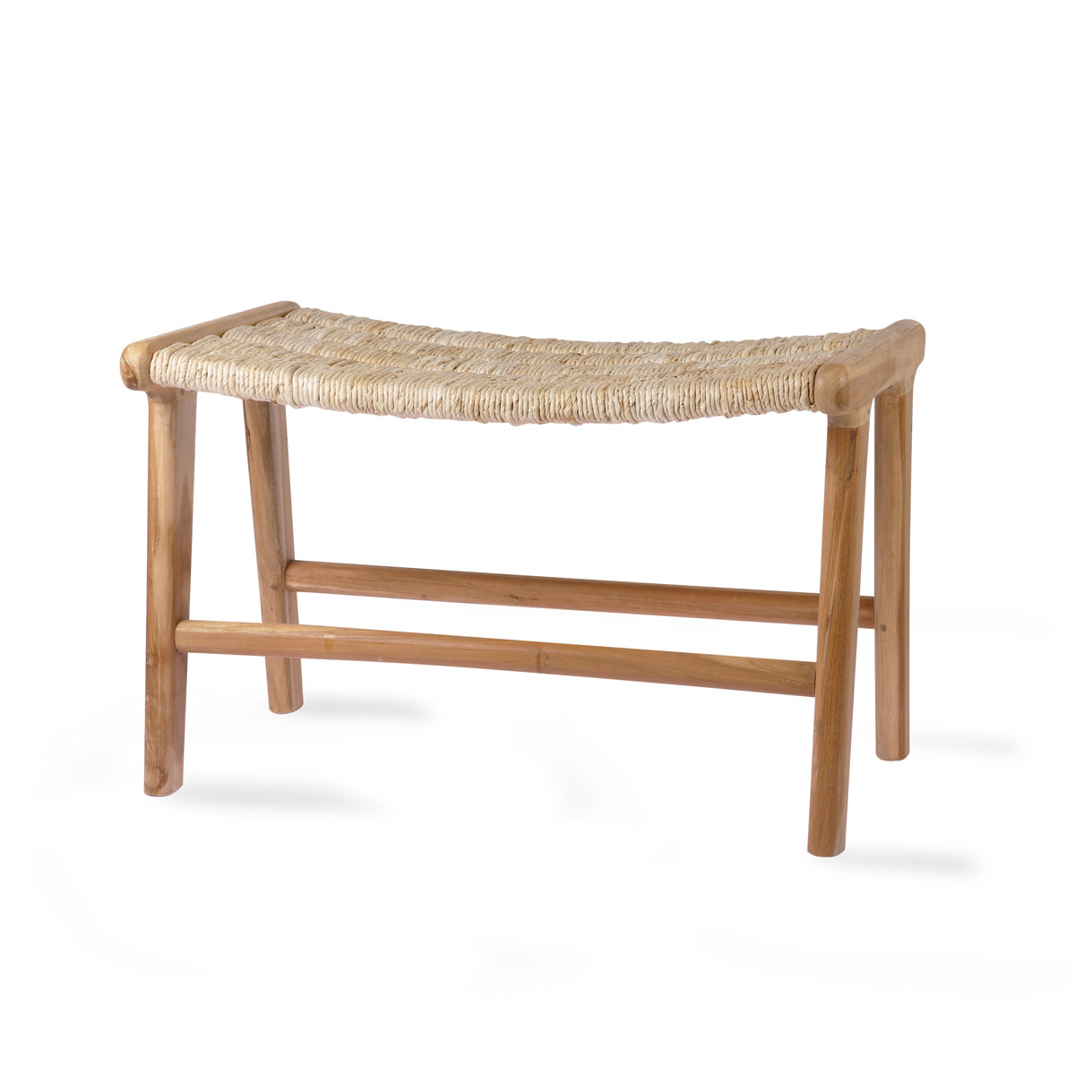 abaca/teak lounge Ottoman HK Living