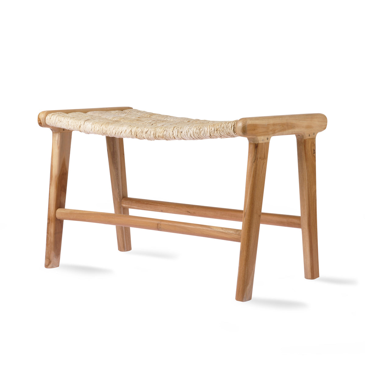 abaca/teak lounge Ottoman HK Living