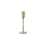 Thumbnail for Mbata Brass Candlestick - Antique Brass Small
