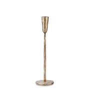 Thumbnail for Nkuku Candle Sticks Mbata Brass Candleholder - Antique Brass Medium